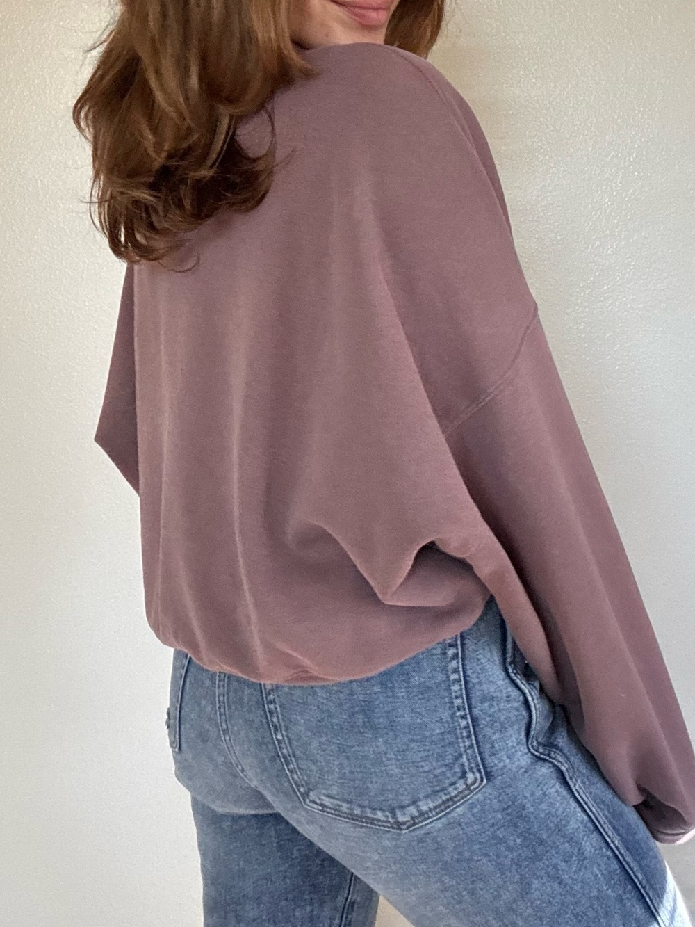 adidas Women's Mauve Crewneck Sweatshirt - Picture 5 of 6